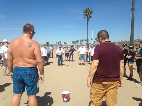 day at the beach